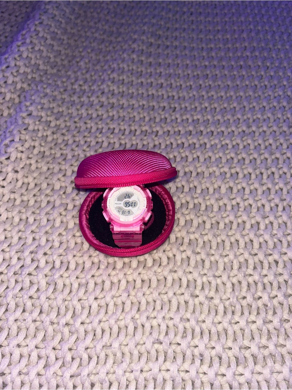 Invicta Pink Digital Women's Sport Watch with Matching Pink Case